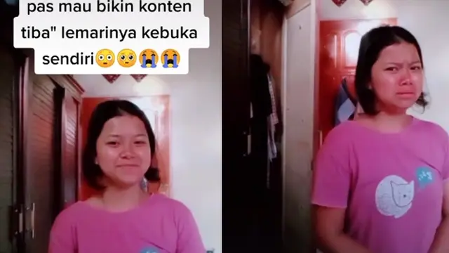 Viral Pintu Lemari Tiba-tiba Terbuka Sendiri, Bikin Merinding