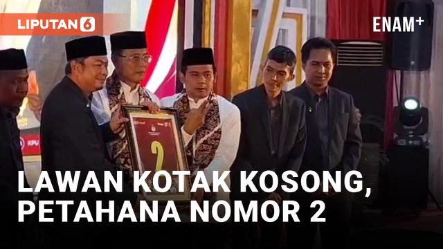 Lawan Kotak Kosong, Pasangan Petahana Ciamis dapat Nomor Urut 2
