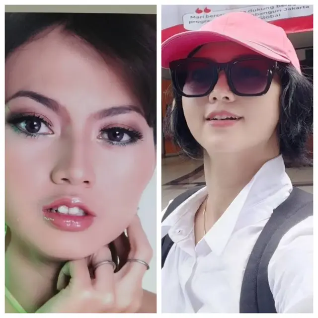 Potret Laksmi AFI Dulu dan Kini (Sumber: IG @dewi58_kawamiya)