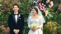 Song Joong Ki dan Song Hye Kyo Resmi Menikah [foto: twitter]