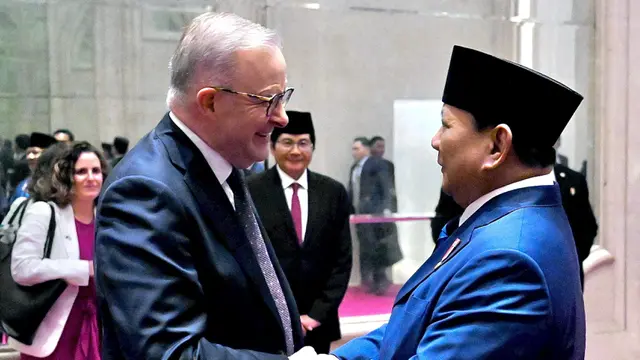 Presiden Prabowo Subianto mengunjungi Perdana Menteri (PM) Australia, Anthony Albanese di hotel tempatnya menginap selama di Jakarta.