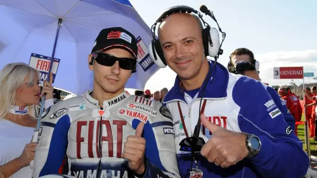 Jorge Lorenzo dan Daniele Romagnoli.