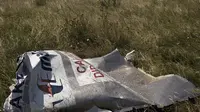 Puing-puing MH17 di Ukraina. (News Corp)