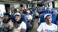 PPN Berangkatkan Ojol Mudik Gratis ke Kampung Halaman