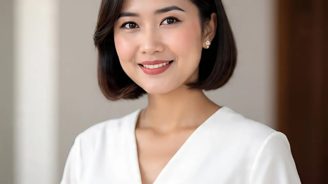 Rambut Pendek Wanita 30an Elegan Awet Muda
