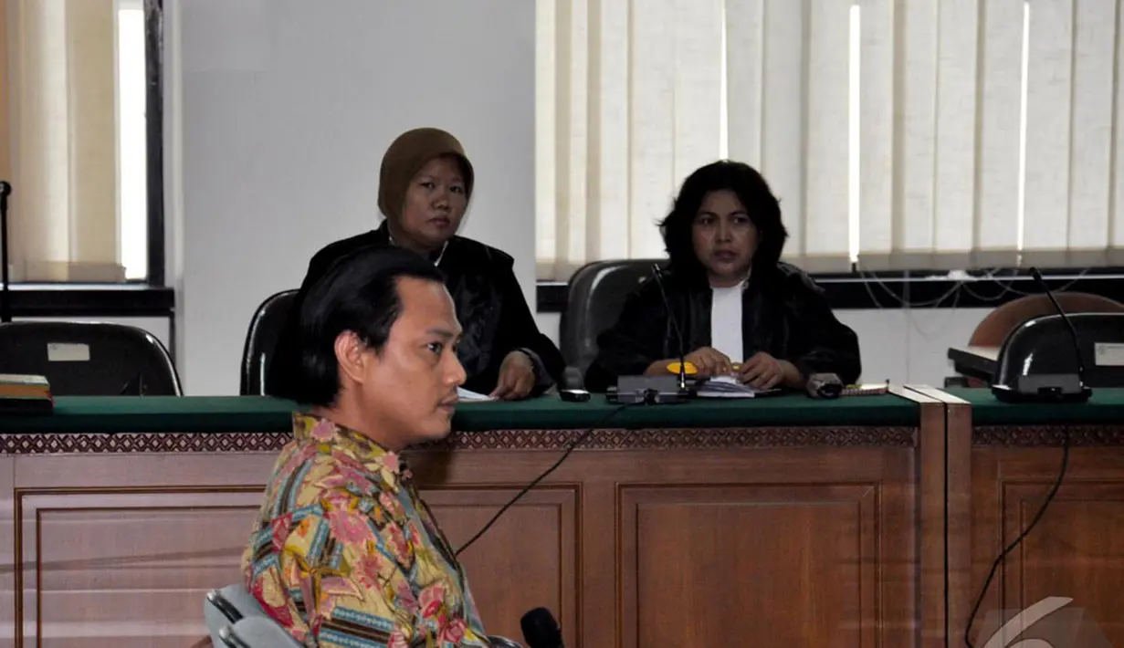 Kuasa Hukum Riefan menilai Jaksa Penuntut Umum tidak cermat dan tidak jelas dalam merumuskan pasal yang didakwakan kepada kliennya, pengadilan Tipikor, Jakarta, Kamis (9/10/2014) (Miftahul Hayat) 