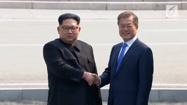Untuk pertama kalinya dalam sejarah, pemimpin Korea Utara menjejakkan kakinya di tanah Korea Selatan.