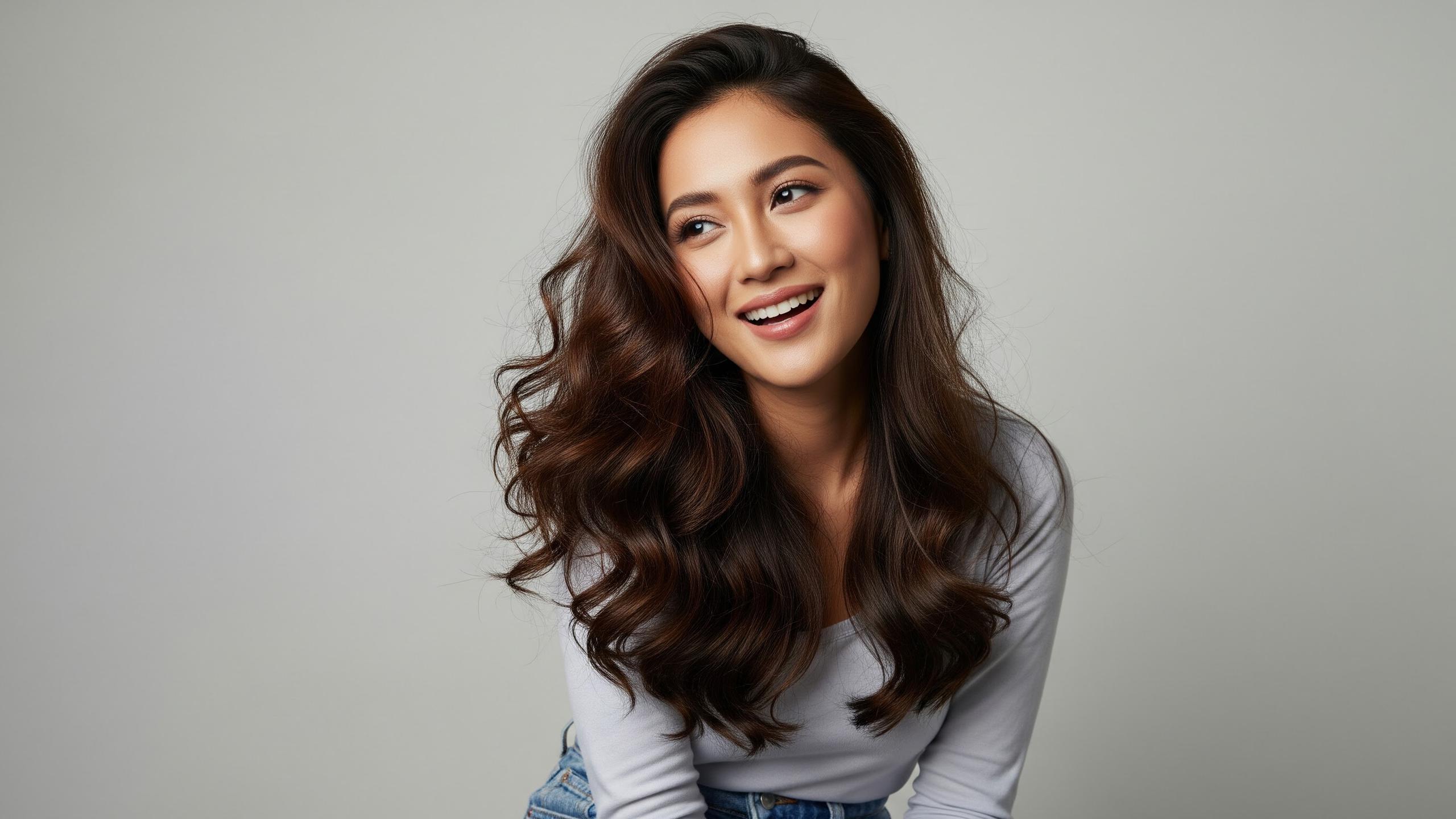 8 Model Rambut Wanita Panjang Gelombang, Bikin Cantik Percaya Diri