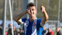 Jika Evan Dimas bergabung, dirinya akan menjadi penyuplai bola bagi striker haus gol di Espanyol yang bernama Adrian Dalmau. (Twitter)