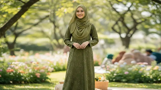 Dress Earth Tone Look