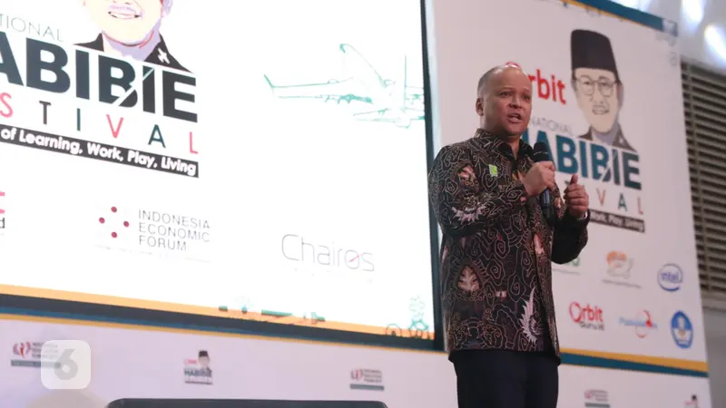 Ilham Akbar Habibie pada acara Indonesia Education Forum di Jakarta, Jumat (18/10/2019)