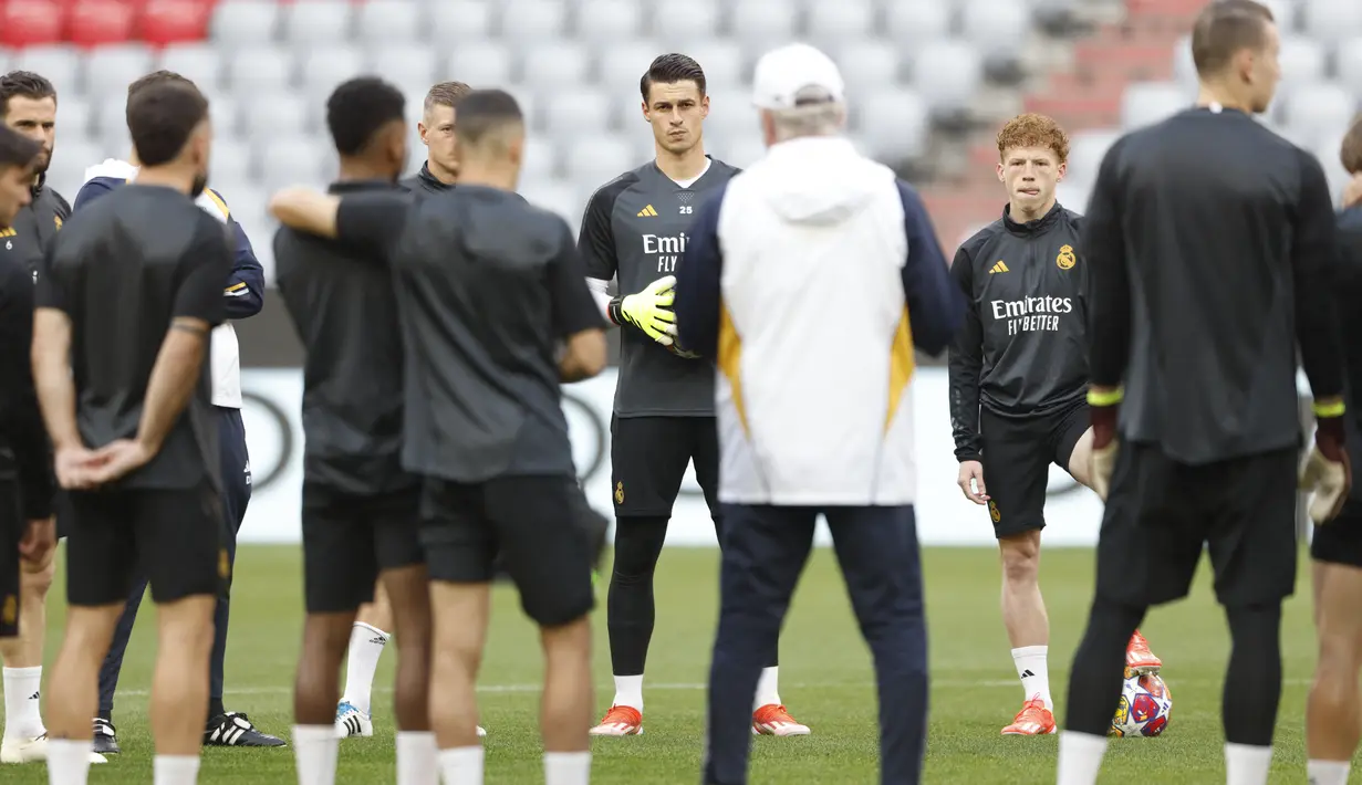 Real Madrid membutuhkan kemenangan agar bisa menjalani laga secara lebih mudah pada limb kedua. (Michaela STACHE / AFP)