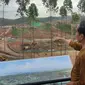 Presiden Jokowi saat meninjau lokasi pembangunan IKN Nusantara di Kecamatan Sepaku, Kabupaten PPU, beberapa waktu lalu.