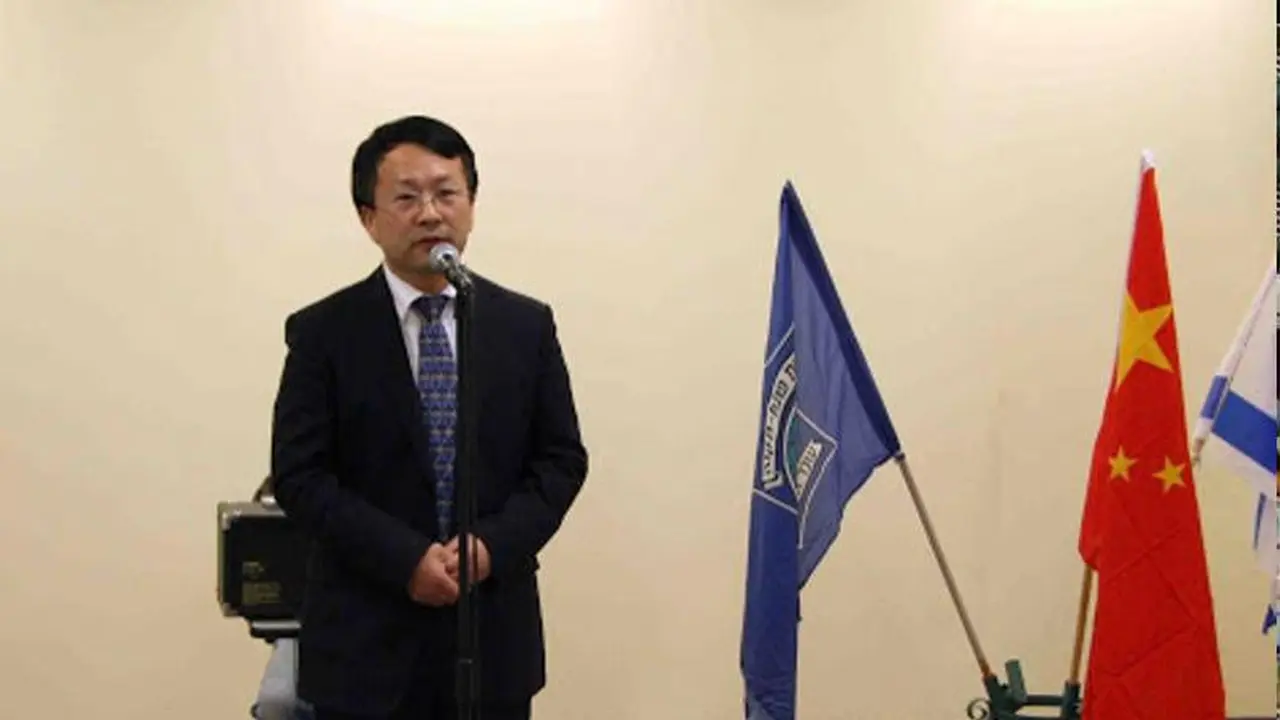 Dai Yuming ketika memberikan pidato pada 19 Maret 2012.
