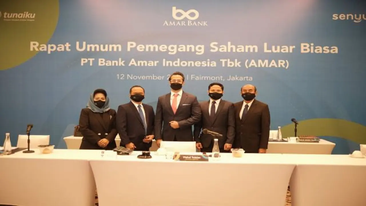 RUPSLB PT Bank Amar Indonesia Tbk (AMAR) pada Jumat, 12 Nivember 2021 (Foto: Istimewa)