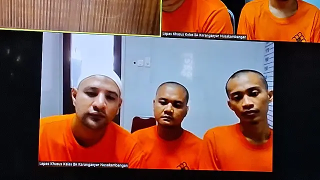 Ammar Zoni dalam persidangan. (M Altaf Jauhar/ Liputan6.com)