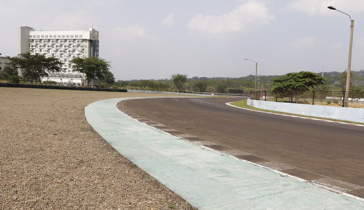 Pengelola berencana merubah beberapa tikungan pada Sirkuit Sentul. (Bola.com/Vitalis Yogi Trisna)