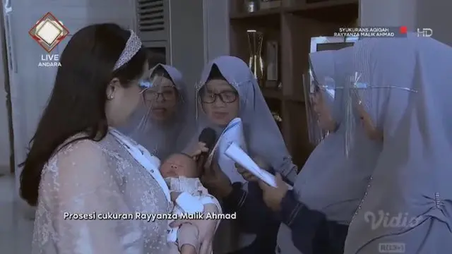7 Momen Syukuran Akikah Anak Kedua Raffi Ahmad dan Nagita Slavina