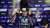 3. Maverick Vinales (Movistar Yamaha) - 196 Poin. (AFP/ Javier Soriano)