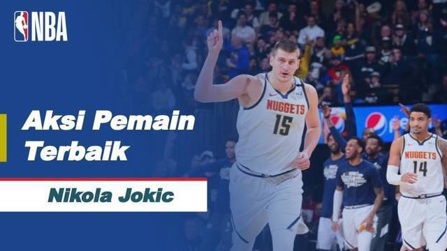 Berita video kumpulan aksi-aksi Nikola Jokic yang terpilih menjadi pemain terbaik pada laga melawan Golden State Warriors di Playoffs NBA yang berlangsung, Kamis (28/4/2022).