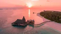 Hotel Anantara Kihavah di Maladewa, dinobatkan sebagai hotel paling Instagrammable di dunia. Ini alasannya. (Foto: Instagram @anantarakihavah)