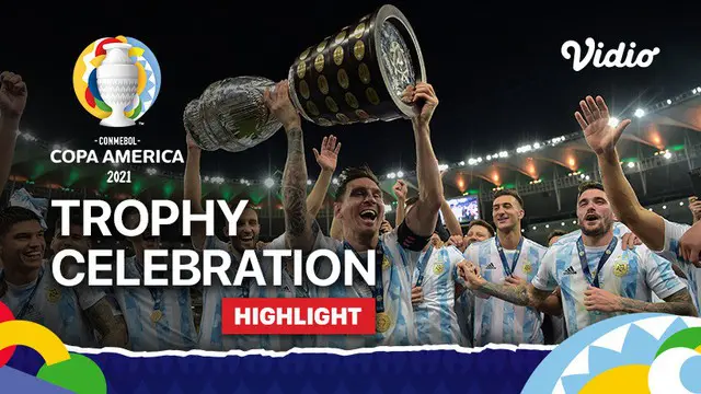 Berita video selebrasi juara Copa America 2021, Neymar dan Lionel Messi Berbagi Kebahagiaan
