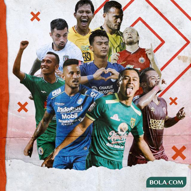 Liga 1 - Ilustrasi Para Pemain di Liga 1
