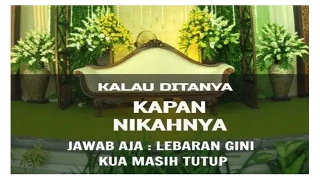 7 Meme saat Ditanya 'Kapan Nikah' Ini Kocak, Jadi Persiapan untuk Lebaran