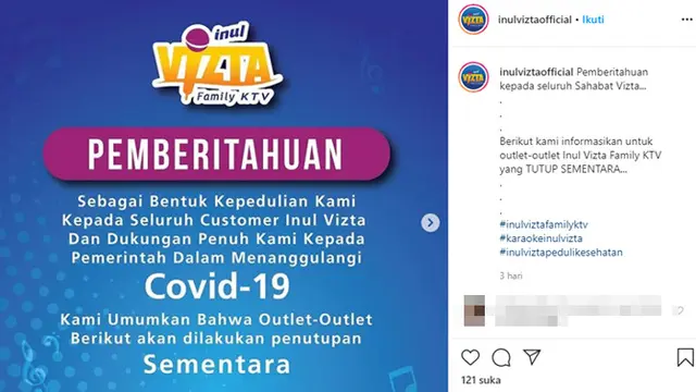 Akibat COVID-19, 6 Artis tanah Air Ini Pilih Tutup Bisnisnya