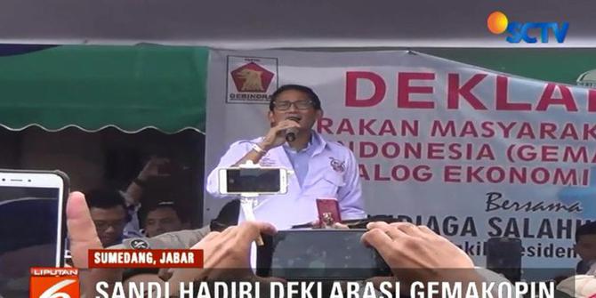 Janji Sandiaga Majukan Perkoperasian Indonesia