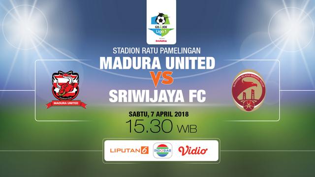 Live Streaming Indosiar Madura United Vs Sriwijaya Fc Di