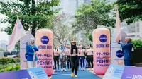 Saat 9 Pelari Berhijab Berlari Estafet 99+9 KM demi Perempuan Petani di NTB Jelang NIVEA Hijab Run 2025