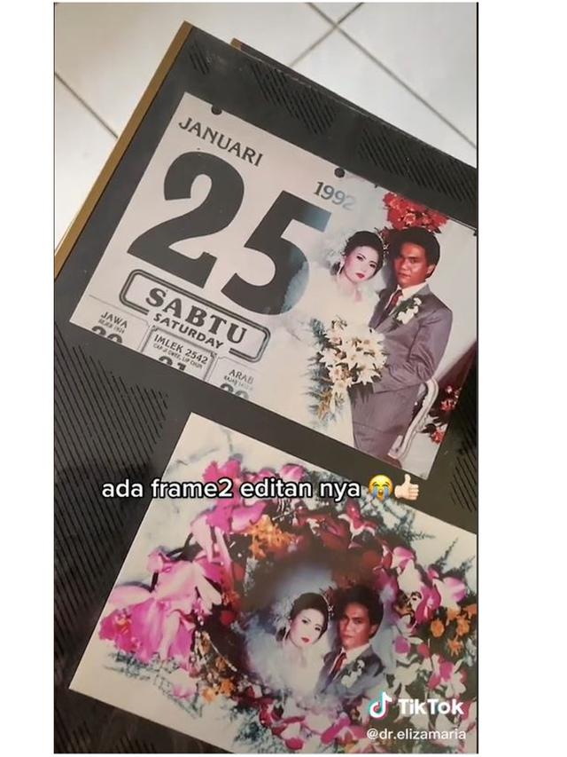 6 Potret Jadul Album Pernikahan Orangtua 30 Tahun Lalu, Editannya Bikin Salfok