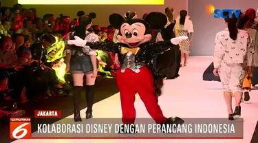 Yang paling menarik, tentu saja desain batik khas Indonesia yang dipadukan dengan motif karakter tikus lucu dari Disney tersebut.