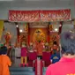 Perayaan Hari Raya Tri Suci Waisak 2565 Tahun Buddhis di Vihara Tanda Bhakti, Kota Bandung, diikuti puluhan umat Buddha, Rabu (26/5/2021). (Liputan6.com/Huyogo Simbolon)