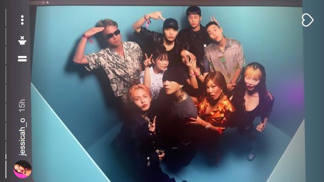 Unggahan Jessi di acara J-Hope. (Instagram/ jessicah_o)