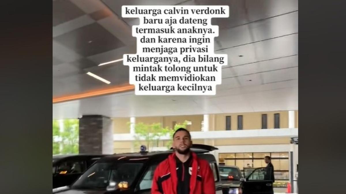 Calvin Verdonk Minta Fans Timnas Indonesia Tak Rekam Dirinya dan Keluarganya di Luar Lapangan