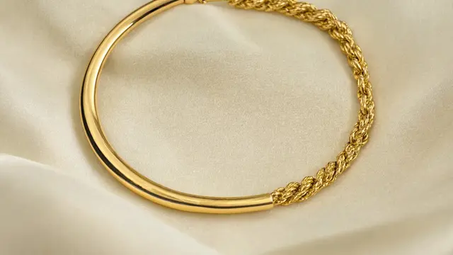 Model Gelang Emas Twisted Cable Terbaru 2026 (AI)
