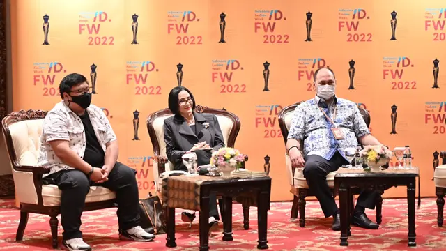 Poppy Dharsono dalam konferensi pers IFW 2022 di Jakarta, Maret 2022. (Foto: Dok. Tim IFW 2022)