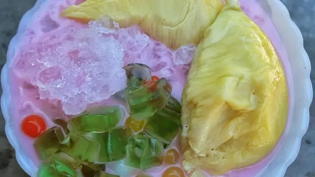 Semangkuk es durian