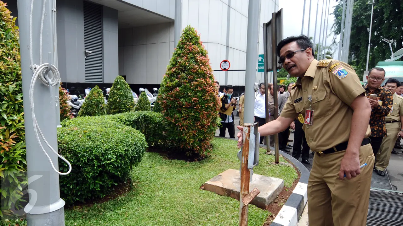 20160301- Jelang KTT OKI, Wagub Djarot Cek Kondisi Sekitar JCC-Jakarta- Helmi Fithriansyah