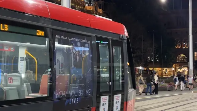 Jaringan kereta ringan atau trams yang merupakan transportasi publik warga Sydney, Australia. (Liputan6.com/Tira)