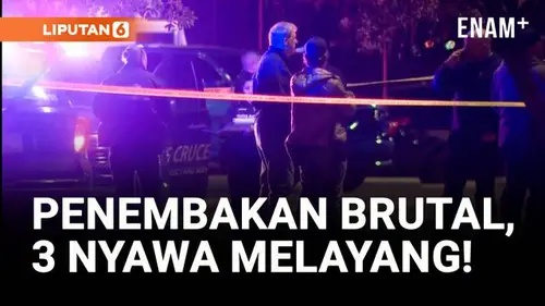 VIDEO: Penembakan Brutal di New Mexico, 3 Tewas &amp; 15 Terluka