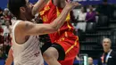 Spanyol berhasil memetik kemenangan atas Iran dengan skor 85-65 dalam penyisihan Grup G FIBA World Cup 2023 di Indonesia Arena, Gelora Bung Karno, Jakarta, Rabu (30/8/2023). (Liputan6.com/Helmi Fithriansyah)
