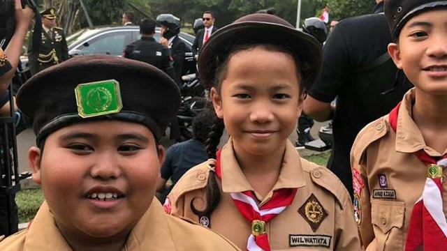 bocah di pembukaan Asian Games jadi viral (foto: instagram/@fairel_sbi)