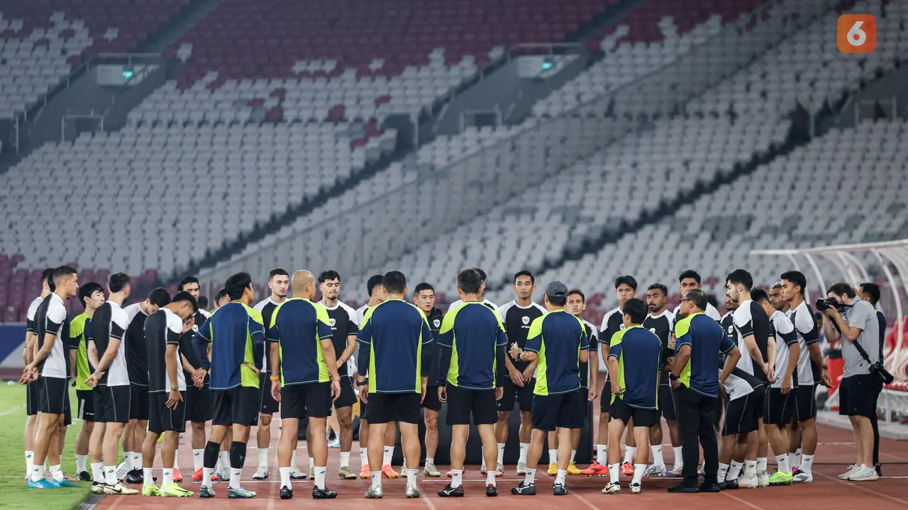 Foto: Persiapan Terakhir Timnas Indonesia Jelang Laga Berat Melawan Jepang di Kualifikasi Piala Dunia 2026