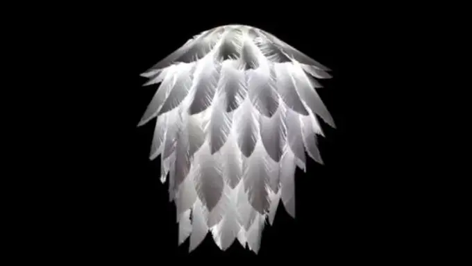 Lampu Hias Bulu-bulu, Unik dan Gampang Banget Ngebuatnya