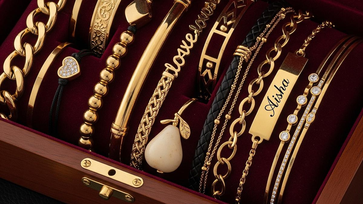 10 Model Gelang Emas 24 Karat 1 Suku Terbaru 2025, Stylish, Elegan, dan Investasi Menguntungkan