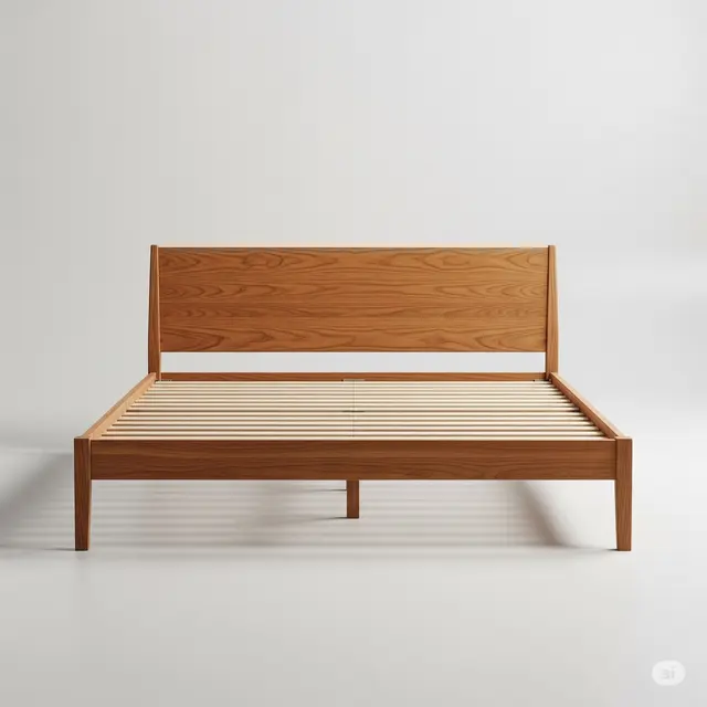 Gambar Model Tempat Tidur Kayu Jati. Foto: Gemini