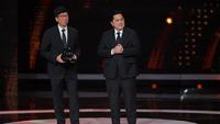 Managing Director Emtek, Sutanto Hartono menerima apresiasi sebagai Official Broadcaster PSSI Awards untuk Emtek di SCTV Tower, Jakarta, Sabtu (28/3/2026) malam WIB. (Bola.com/Bagaskara Lazuardi)